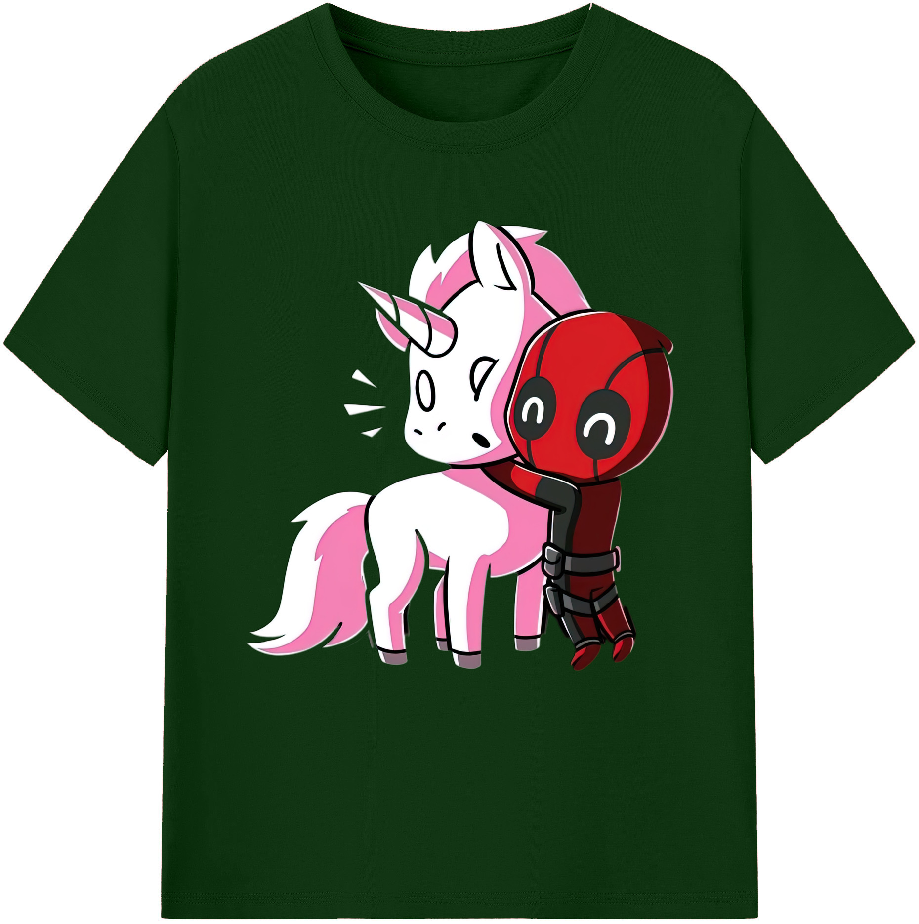 （画像用） Deadpool デッドプール 綿100％半袖Tシャツ（フロントプリント）